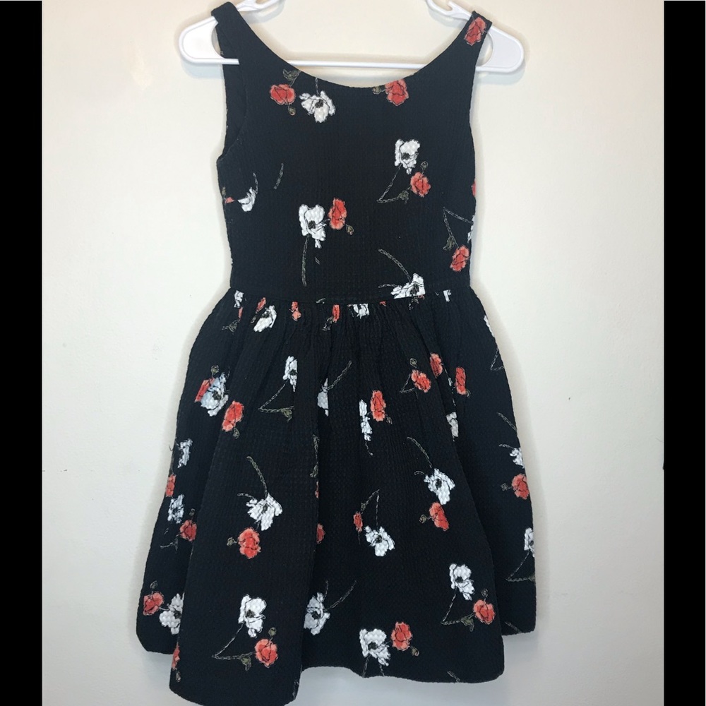 Kate Moss Topshop Floral Black White dress